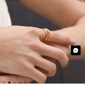 Monica Vinader nura crossover ring